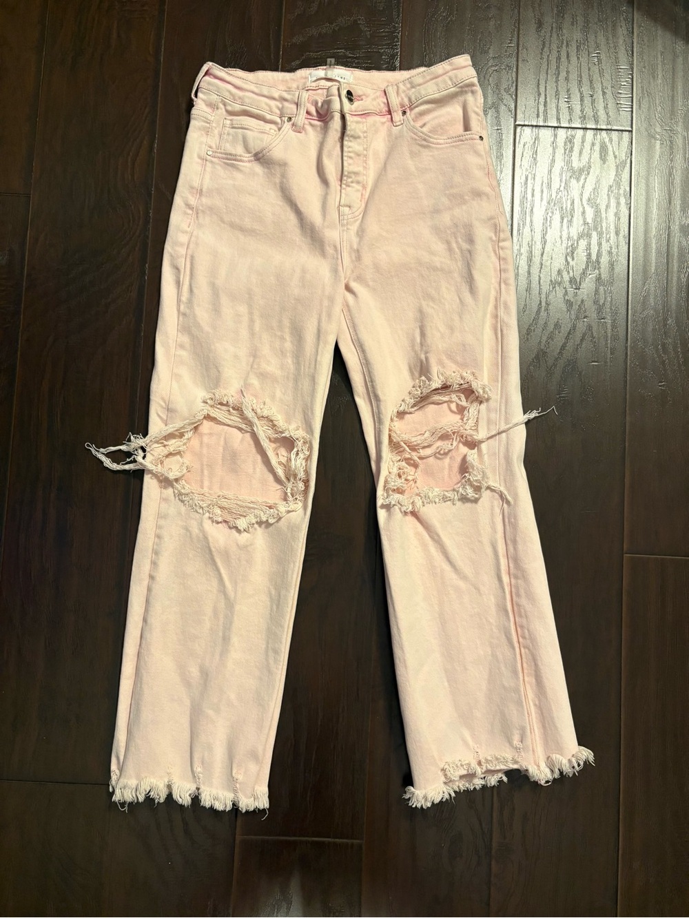 RISEN Light Pink High-Rise Women's Jeans